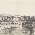 Mission héliographique de 1851 : Amphithéâtre de Nîmes, vue intérieure